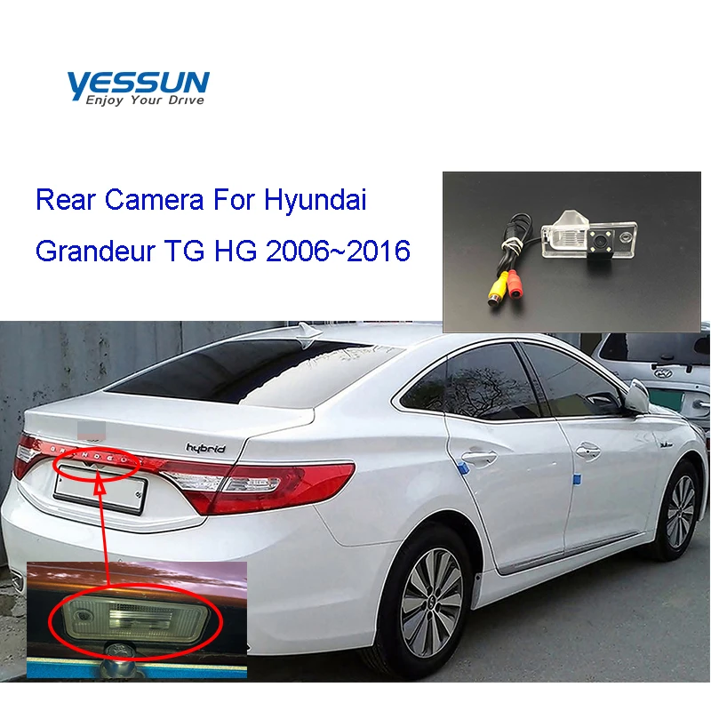 

Yessun License plate camera For Hyundai Grandeur TG HG 2006~2016 Car Rear View camera Parking Assistance