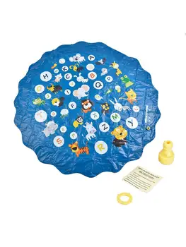 

170cm Outdoor Lawn Beach Sea Animal Inflatable Water Spray Kids Sprinkler Play Pad Mat Water Games Beach Mat Cushion Toys