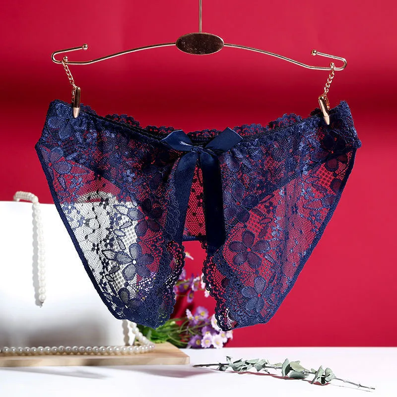 Women Crotchless Panties See Through Sexy Open Crotch Underwear Ladies