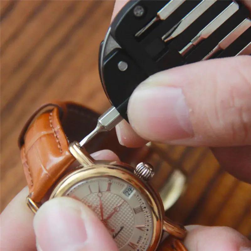 

Multifunctional Foldable Slit Screw Cutter Folding Screwdriver EDC Gadget Watch Eyeglasses Frame Maintenance Round
