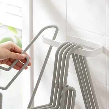 

Creative Household Products Multi-functional Perforation-free Wall Finishing Rack Wholesale Iron Hanger Storage Rack