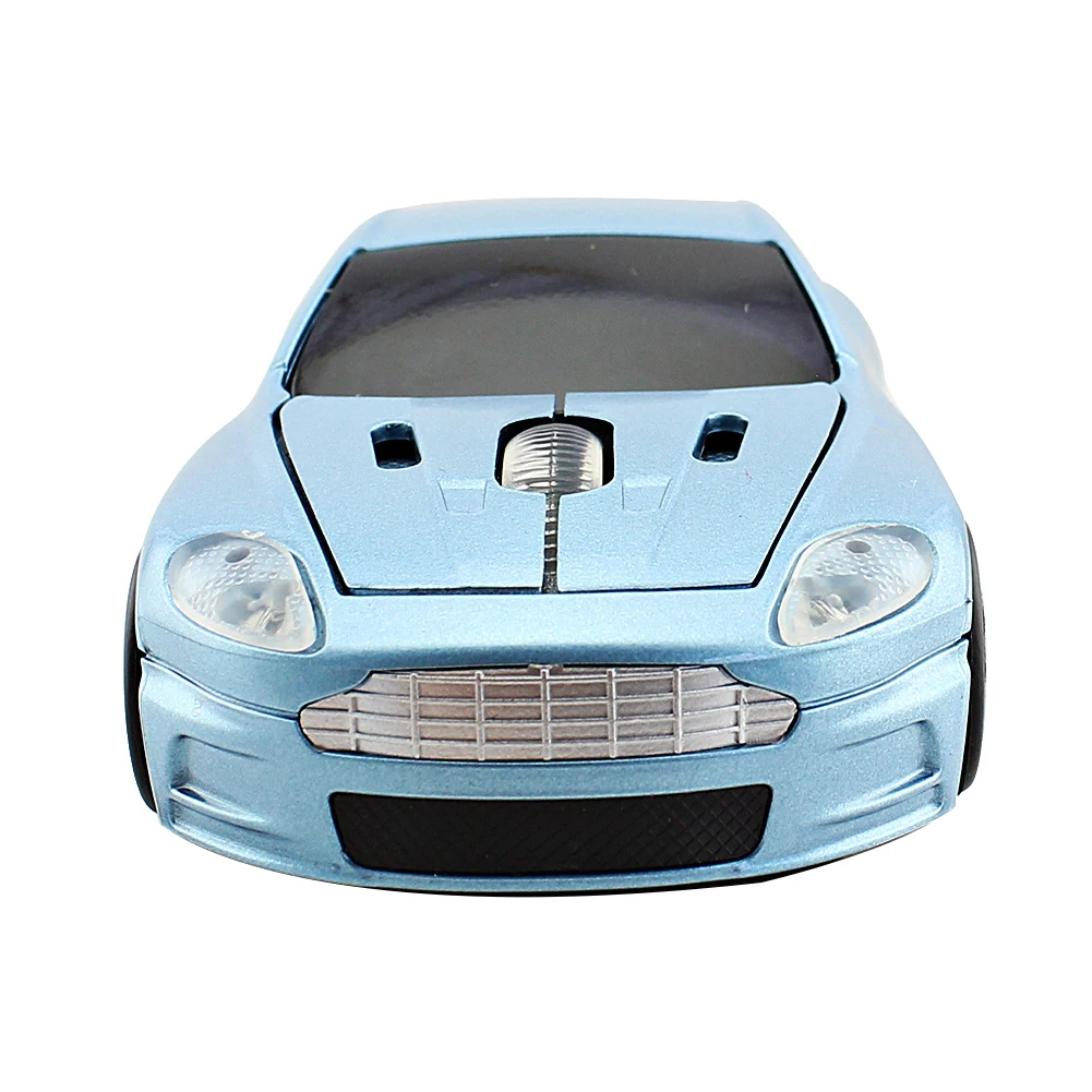 2.4G Portable Gift Computer Wireless Mouse Battery Powered Home Laptop PC Optical USB Car Shape Office High Accuracy Ergonomic