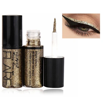 

5 Colors Liquid Glitter Eyeliner Makeup Eye Liner Waterproof Cosmetics Pigment Silver Rose Gold Shiny Eyeliner
