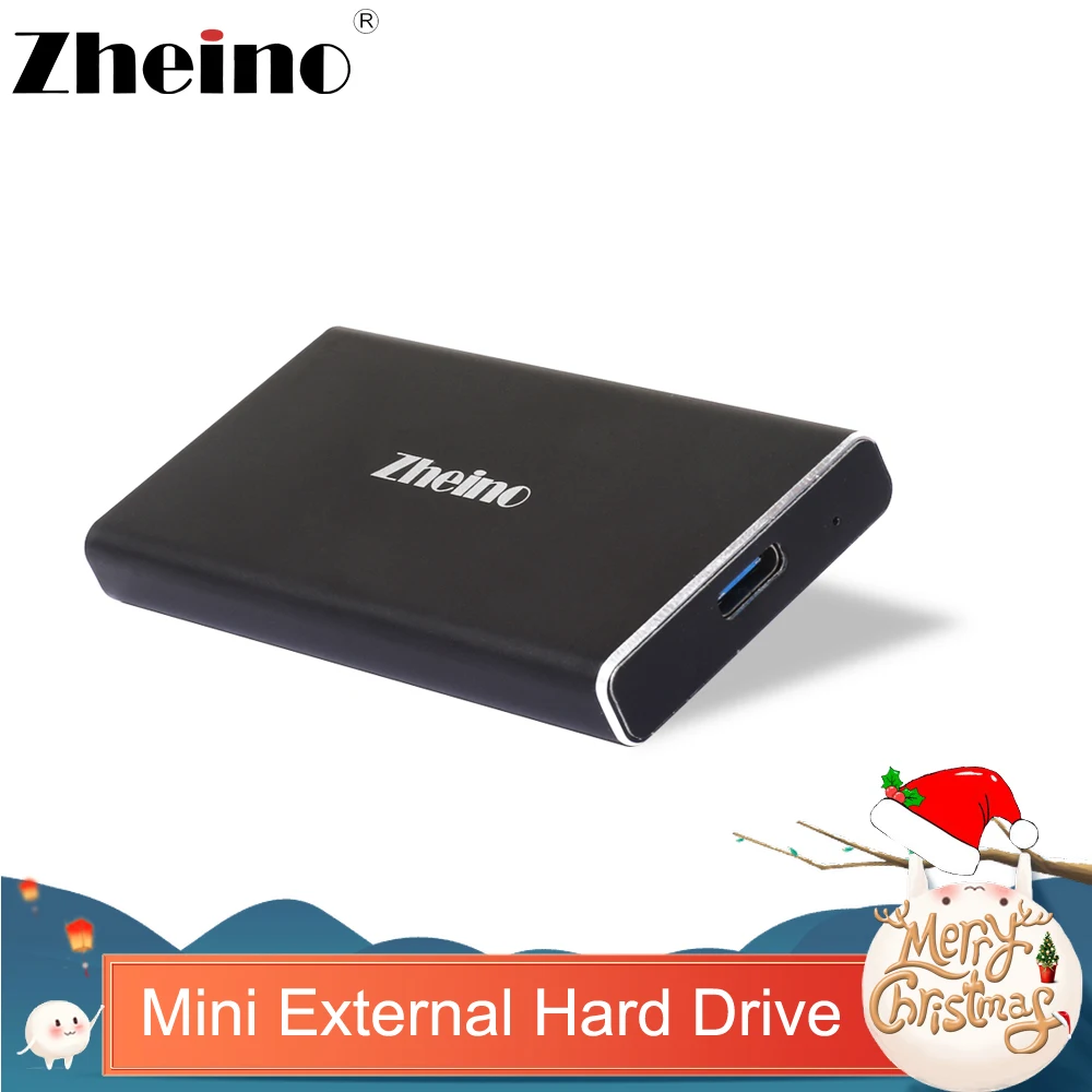 Zheino портативный SSD USB 3 0 128 ГБ 256 512 Гб 1 Тип C внешний твердотельный жесткий диск с 2