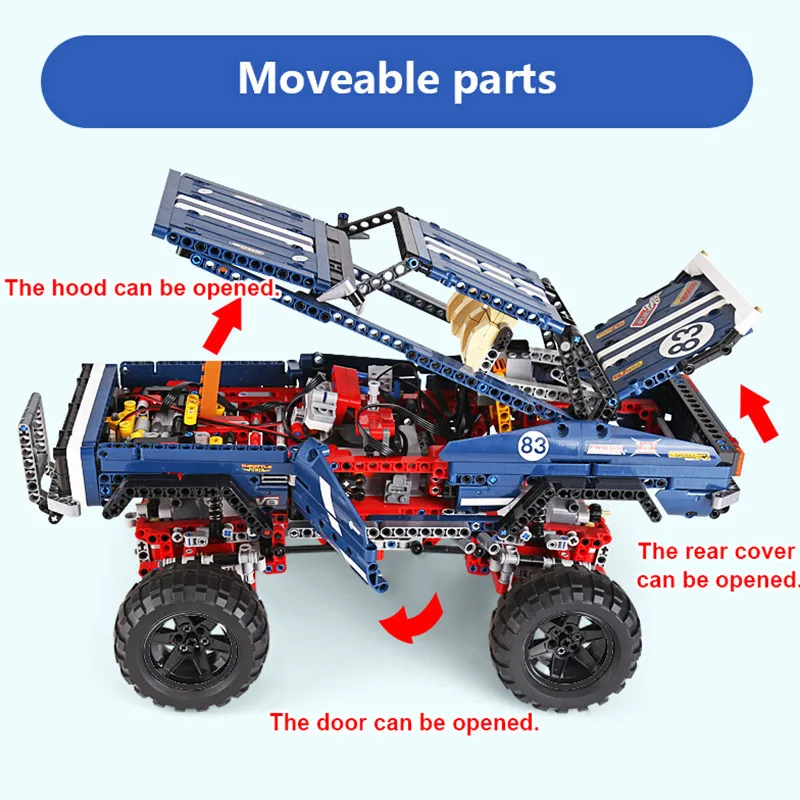 20011 серия Technic совместима с 41999 классическим ограниченным тиражом внедорожных