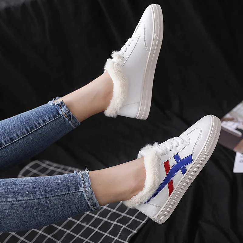 

Students White Shoes Women's 2019 Autumn And Winter New Style Trendy Shoes Korean-style Versatile Online Celebrity Street Snap I