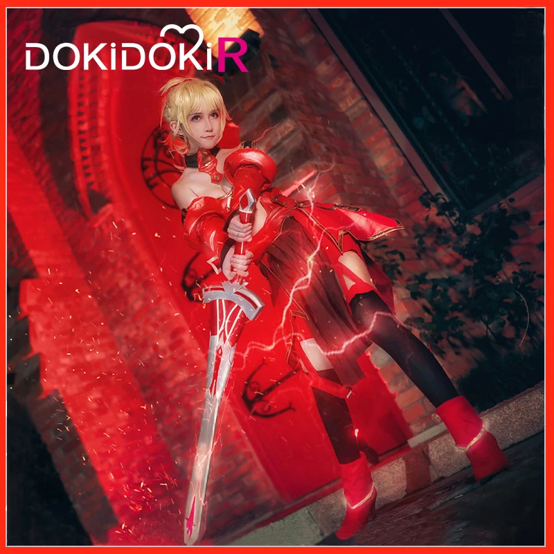 DokiDoki-R игра Fate Косплей Fate/apocripha Mordred Косплей Костюм Mordred боевой костюм женский костюм на Хэллоуин FGO