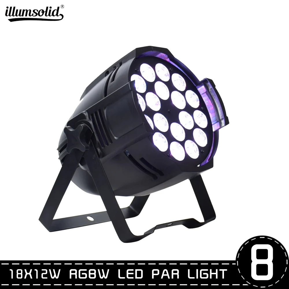Сценическое светодиодное освещение 8 шт./лот dmx 512 Вечерние огни rgbw для клубов шоу