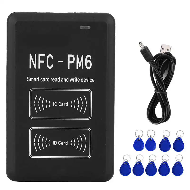 Считыватель карт NFC Дубликатор шифрованный декодирование 125 кГц 13 56 МГц
