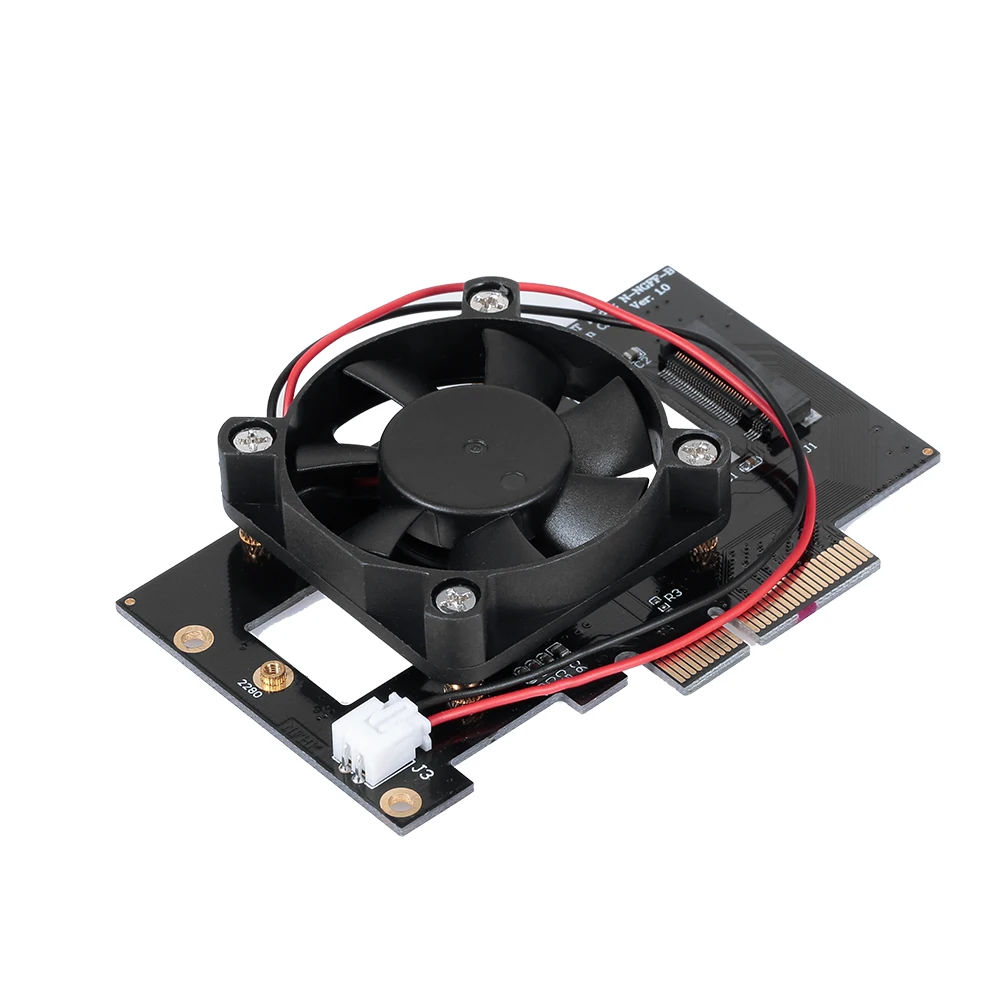 M.2 NVME NGFF к PCI-E X4 адаптер для расширения карты конвертер карта с вентилятором для настольного ПК
