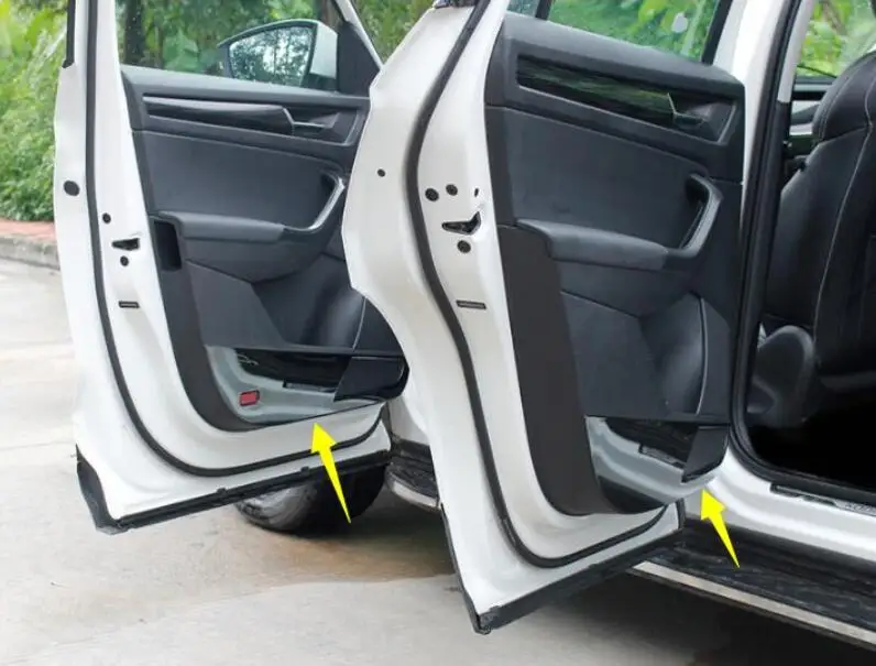 Для Skoda Kodiak дверь kickpad нержавеющая сталь kickpad Дверная панель защитные декоративные аксессуары