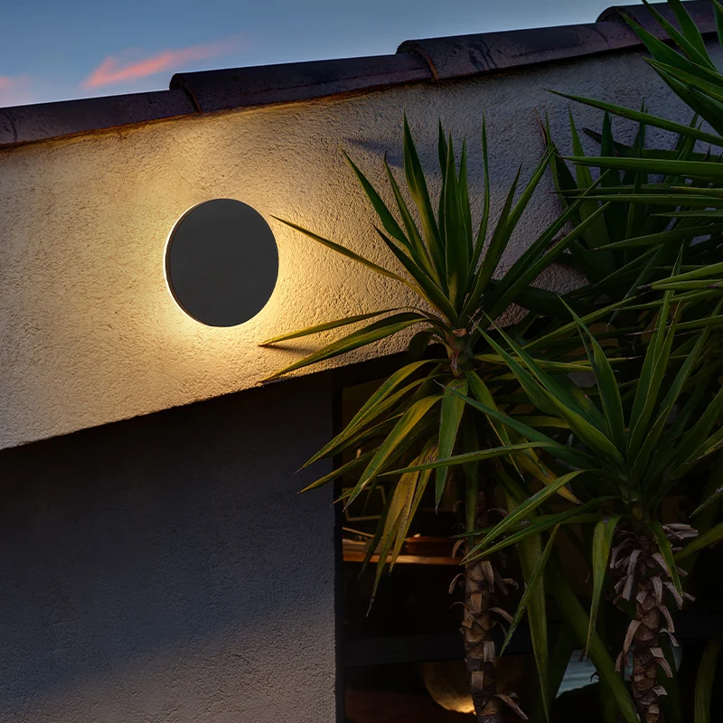 

Outdoor Wall Light Waterproof IP65 LED Wall Lamp Garden Decoration Lighting Lamp Fixture Aluminum Round/Square AC110/220V