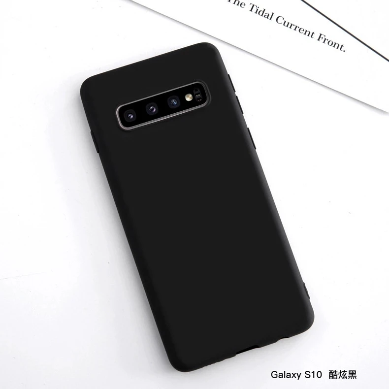 Чехол для samsung Galaxy S10 Plus S10e, чехол, жидкий силиконовый мягкий чехол для детской кожи, для samsung S10 Lite Phone Ca