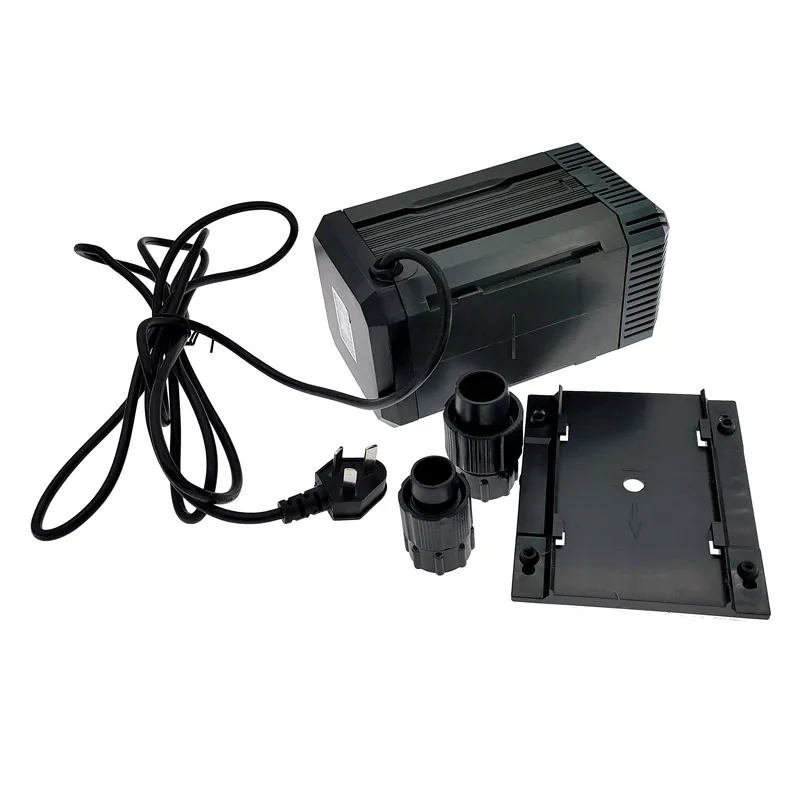 Pompe De Bassin Submersible 2000L/H 25W - Fontaine Silencieuse Avec LED, 3 Buses, Réglable, Pour étang Ou Aquarium