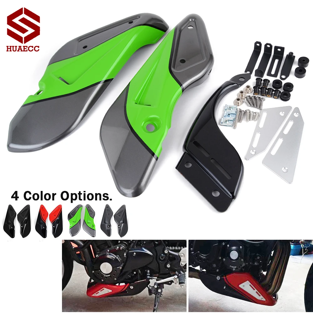 

Motorcycle Bellypan Lower Fairing Chassis Engine Guard Cover Protector for Kawasaki Z900RS 2018 2019 2020 2021