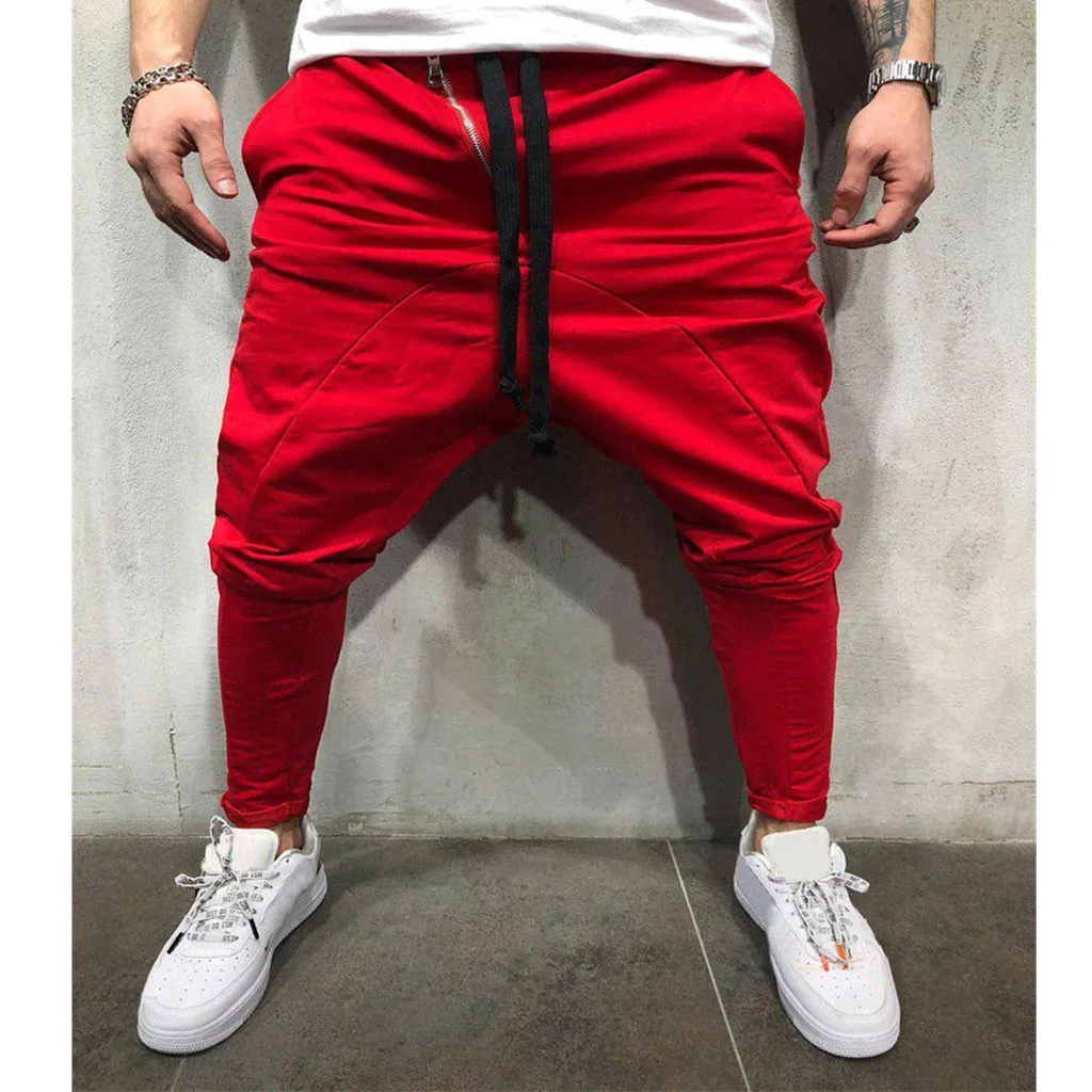 Брюки мужские повседневные штаны спортивные штаны хип-хоп pantalon homme тактические Модные Повседневные Удобные мужские на шнуровке новые штаны Z4