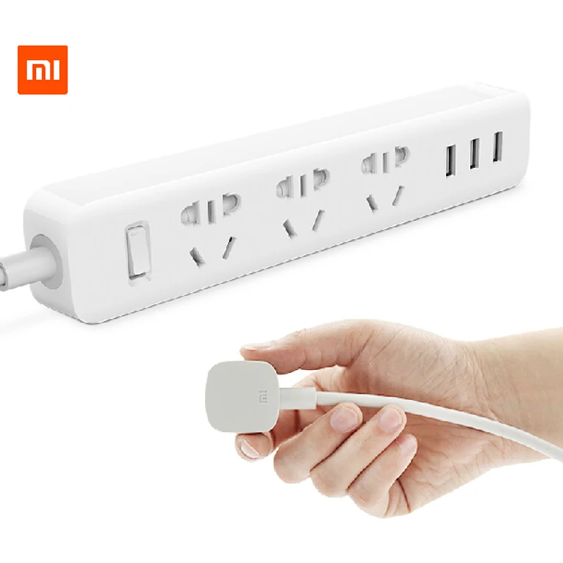 Оригинальный Xiaomi mi Smart power Strip разъем-адаптер вилка 3 usb порта умная розетка разъем