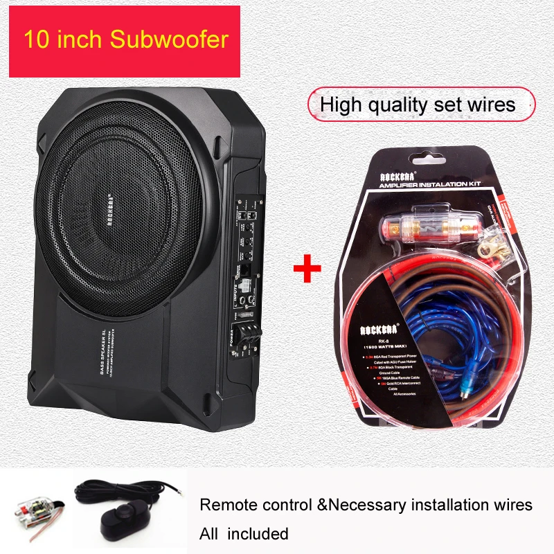 slimline subwoofer car