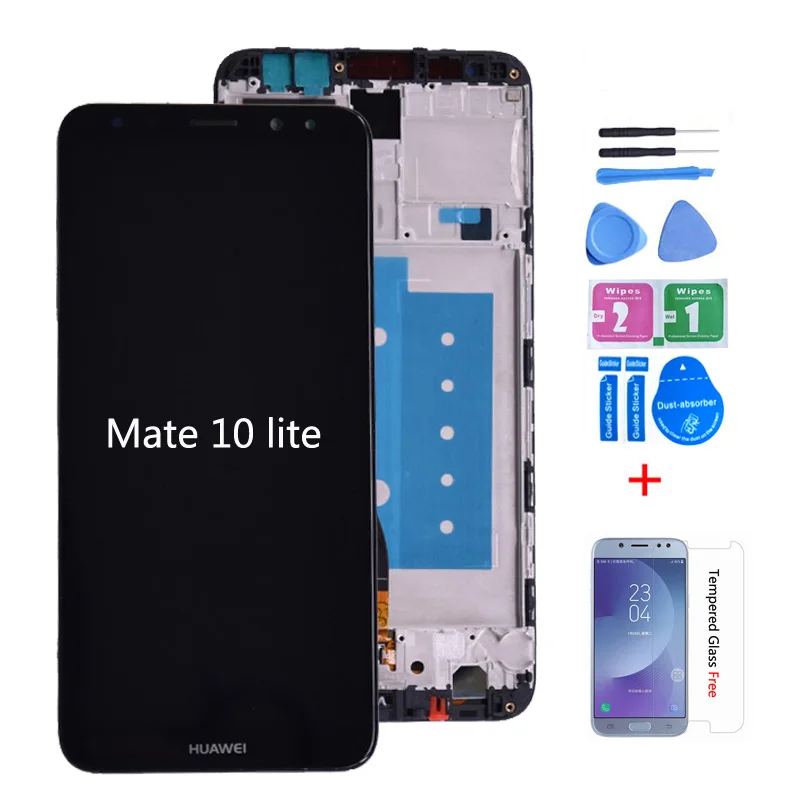 ЖК дисплей и дигитайзер сенсорного экрана в сборе для Huawei Mate 10 Lite запасные части