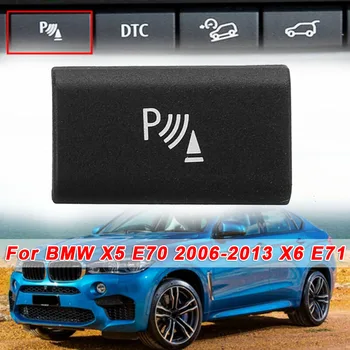 

Car Switch Button Cover Parking Plastic For BMW X5 E70 2006-2013 X6 E71 Black Parts Durable