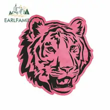 EARLFAMILY 13cm x 13cm for Pink Sugar Skulls Funny Car Stickers Bumper Trunk Graphics Bumper Windows Waterproof Accessories