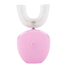 XMX-U форма Автоматическая звуковая электрическая зубная щетка 360 градусов ультра звуковая зубная щетка водонепроницаемый силиконовый очиститель зубов отбеливание