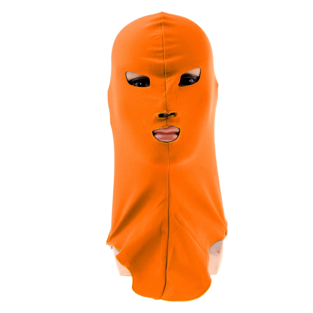 Lightweight Mask Sports Face UV Protection Full Face Mask Women/Men Head Cap Black/ Blue/Yellow/Pink/Orange