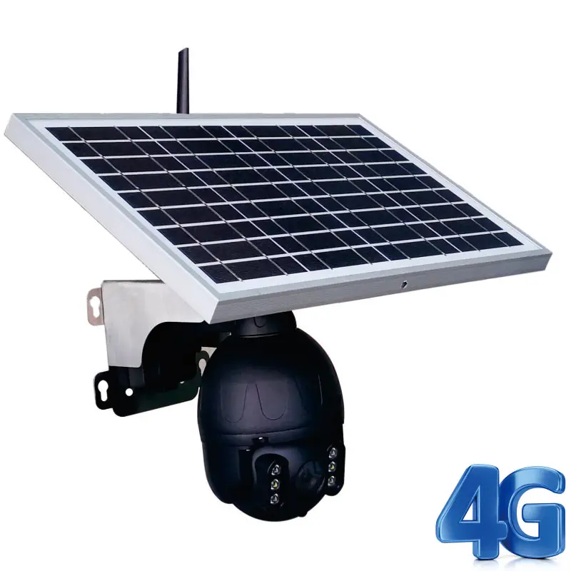 Наружная 4g домашняя охранная CCTV камера s наружная wifi IP PTZ скоростная купольная Солнечная камера