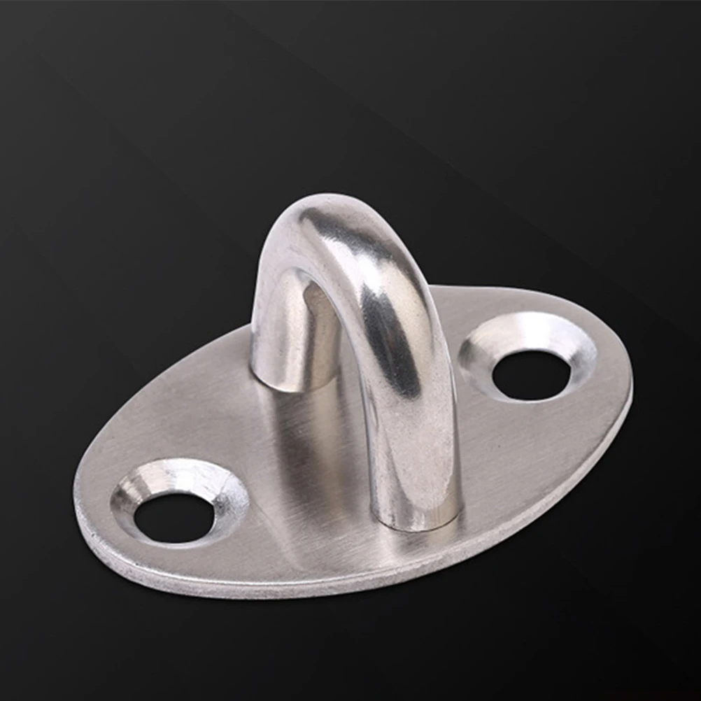 Hook Ceiling Swing Eye Plate U Ring Staple Boat Wall Mounted Holder Pad Suspension Brackets Marineloop Chair Hanging Kit wall mount hooks self adhesive hooks multi purpose hooks adhesive wall hook wall holder suction cup hook metal hook