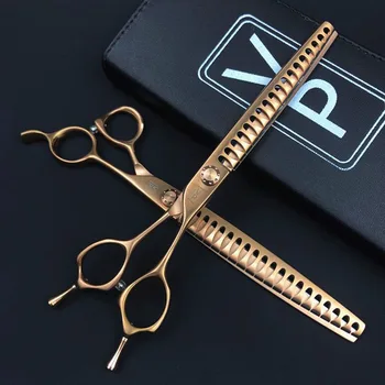 

VP 440c Japan 7.5-Inch 8-Inch High-end Dog Grooming Scissors Shading Scissors Scissors for dogs Sparse rate of about 50%-60%