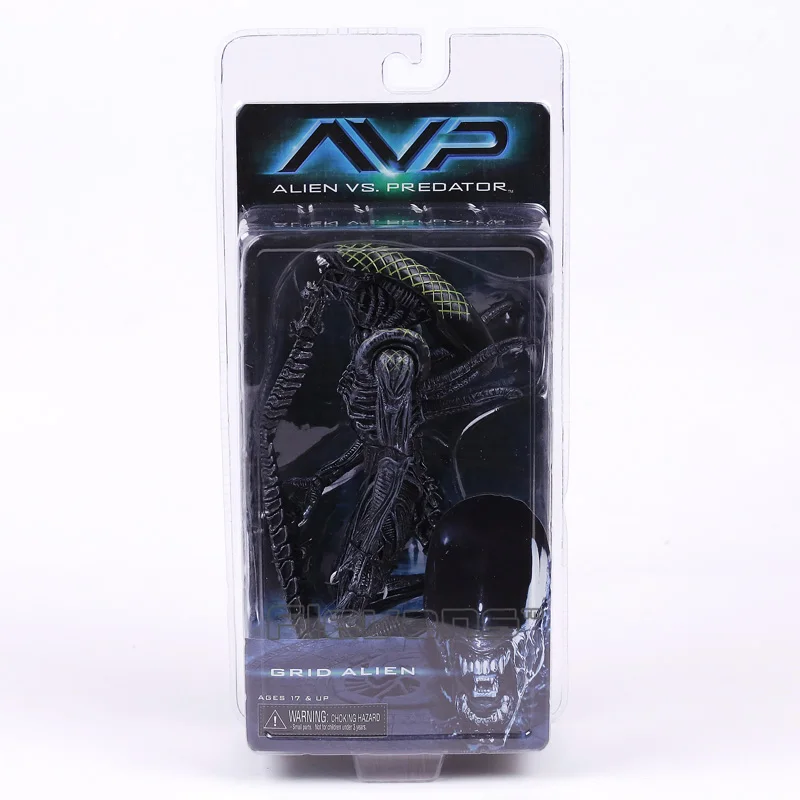 NECA AVP ALIENS VS. PREDATOR Xenomorph Warrior Grid Alien ПВХ фигурка модель игрушки коллекция фигурок