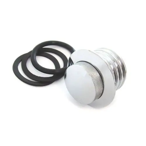 Chrome Reservoir Fluid Cap Cover For Harley 1982 & up Custom Motorcycle