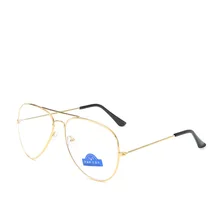 Полигоновый металлический анти-синий светильник, блокирующая оправа для очков для мужчин и женщин, компьютерные игровые очки, оптическая оправа для очков