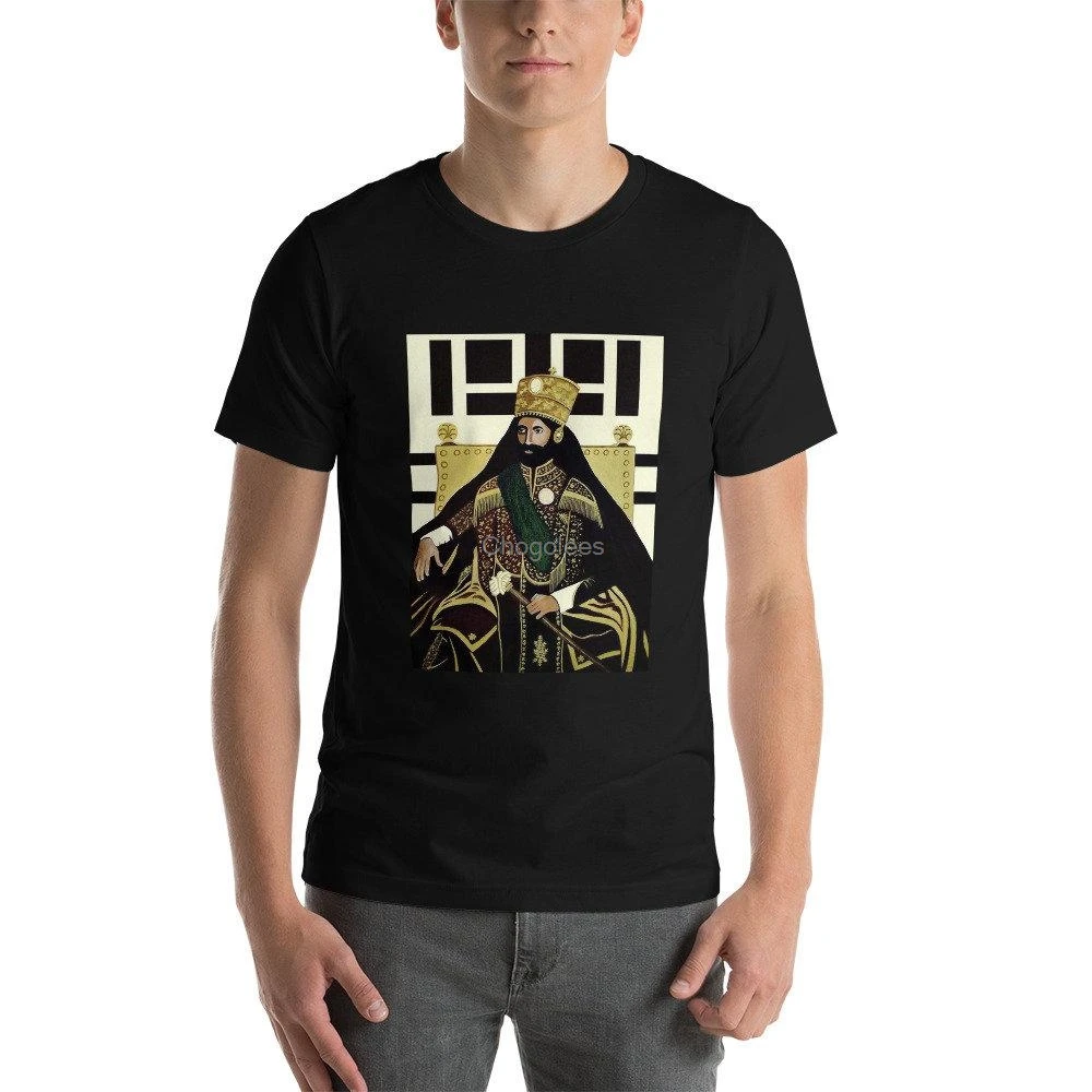 Haile Selassie I Shirt Jah Rastafari Organic Reggae Rasta Royal root T |