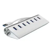 USB3.0 концентратор 4/7 порт 5 Гбит/с высокоскоростной usb-хаб разветвитель расширитель портативный конвертер адаптер для Macbook Air ноутбук ПК планшет