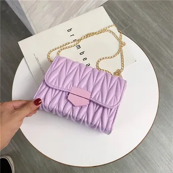 

Net red small bag female bag 2020 summer new fashion popular chain messenger bag wild lady small square bag
