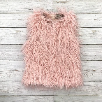 

7 Colour Autumn Winter Kids Faux Fur Vest Solid Baby Outwear Waistcoat Kids Vest for Girls Toddler Children Clothes