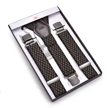 Подтяжки мужские ремень 3 зажима 3,5 см ширина мощная ширина слипы джентльмен