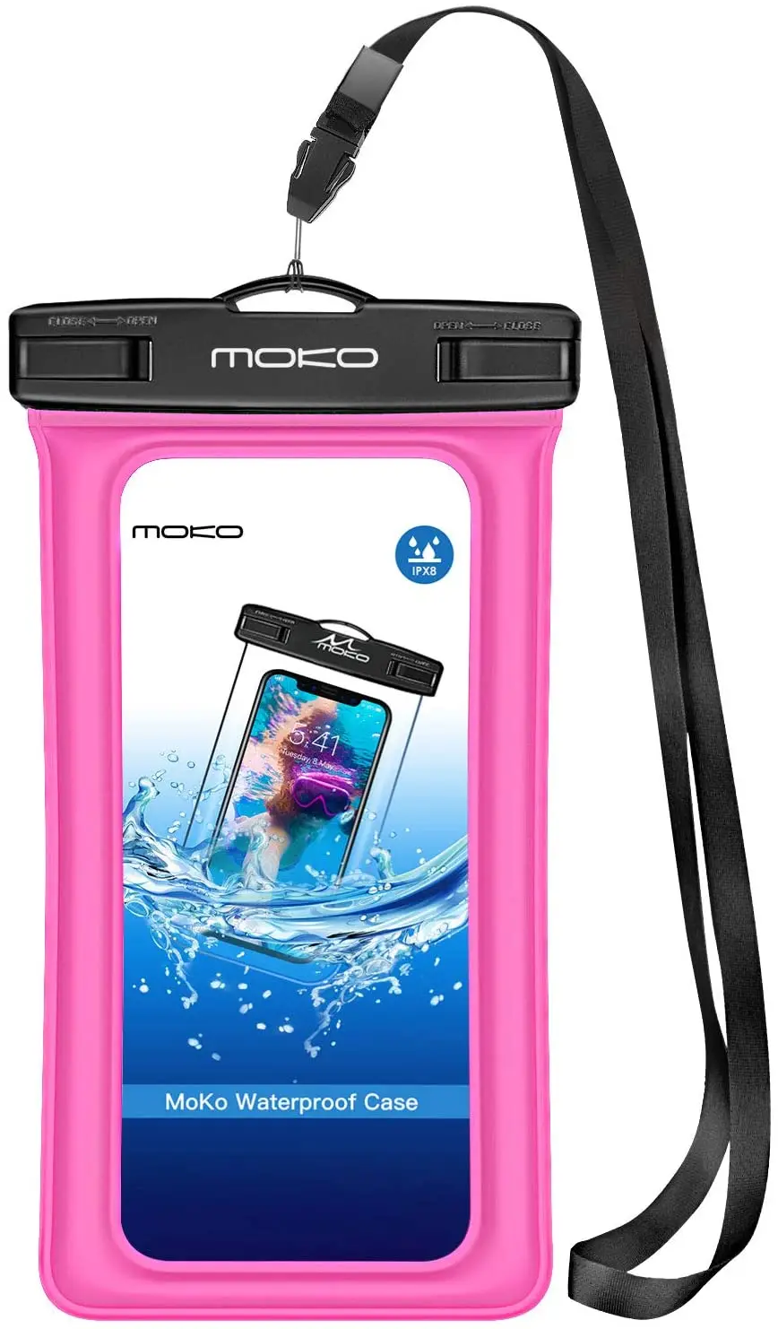 Floatable Waterproof Phone Case Dry Bag Cover Mobile Phone Pouch For River Trekking Swimming Beach Diving Drifting