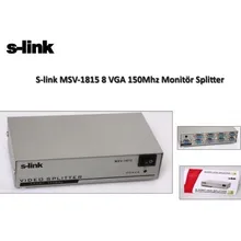 S-Link Msv-1815 S-Ecstasy 8 Port Vga multiplekser Splitter tanie tanio 