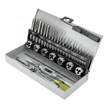 

Woodworking Tool Set 32Pcs Thread Repair Tool Tap Die Kit Combination Remove Broken Screws Bolts Repair Tool Set