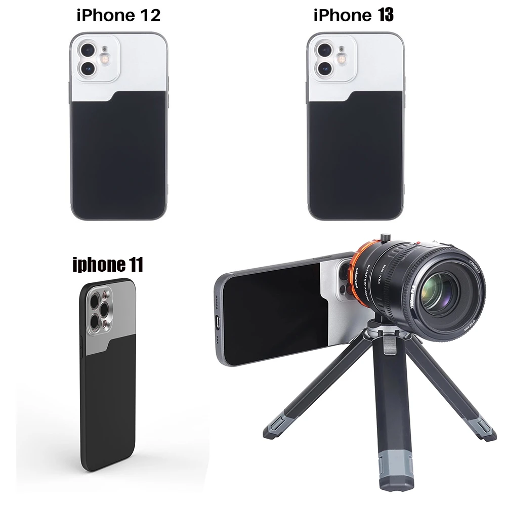 Universal 17MM Thread Phone Case Adpater for iPhone 11 12 13 Pro Max mini for ulanzi zomei kase Anamorphic Macro Telephoto lens iphone 12 pro max phone case