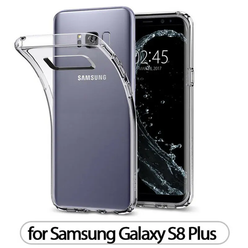 Мягкий чехол из ТПУ для Samsung Galaxy S8 Plus + прозрачный силиконовый защитный