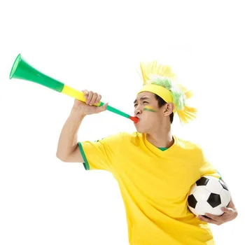 

Random Color Football Cheer Fan World Cup Speakers World Cup Trumpet World Cup Horn 45.5*9 Plastic Ornaments World Cup Vuvuzela