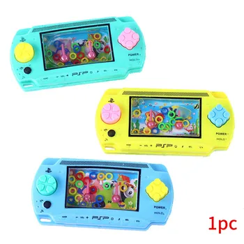 

Handheld Colorful Retro Interactive Toy Liquid Parent-child Children Gift Game Machine Buttons Water Ring Toss Thinking Ability
