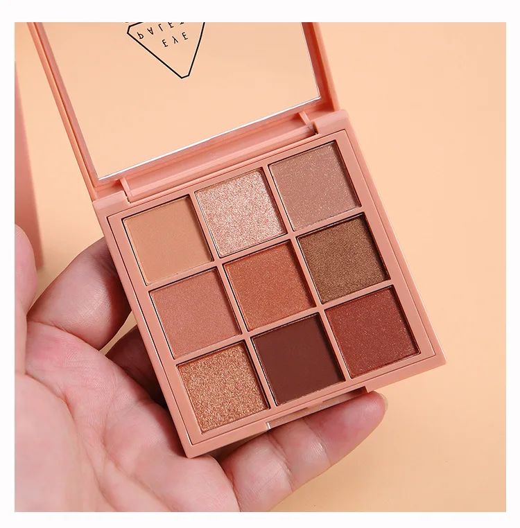 Матовые блестящие тени для макияжа Pallete матовые тени для век Палитра мерцание и блеск алмазные тени для век Пудра пигмент косметика