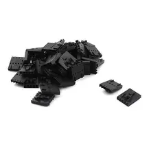 40 шт. черный пластик 5Pin Перемычка провода кабель корпус разъем 2,54 мм