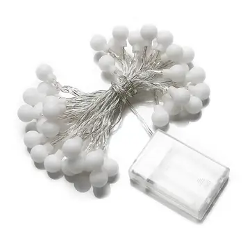 

Super Bright Fairy String Light 10/20/40LED Outdoor Wedding Yard Fairy String Fairy Light Cherry Balls Xmas Decor
