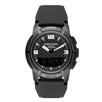 

Men's LED Digital Watch Outdoor Military WristWatch Dual Display Analog Smart Watch Weather Forecast Altimeter Quartz Watches