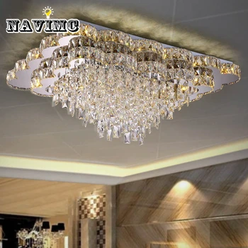 

Modern Large LED Crystal Chandelier Living/Bed Room Lights Luxury Lamps for Home Decor Indoor Lighting